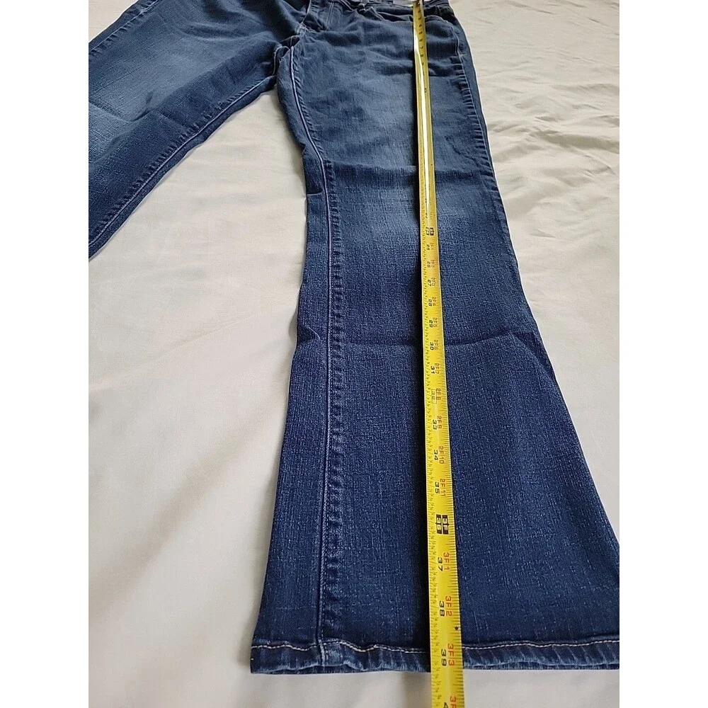 Levi Women's 515 Bootcut Stretch Dark Wash Mid Rise Denim Jeans | Sz 14 (32x32) - Picture 12 of 14